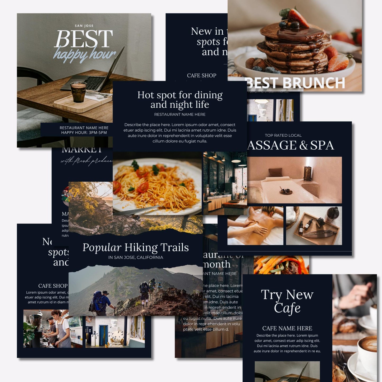 Instagram Post Templates For Real Estate, 200 Social Media Post Includes: Open House Expired Listing Under Contract Q & A Tips Just Listed